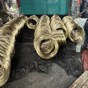 c2680黄铜扁线h62半铜丝手工饰品铜丝冷镦用h65黄硬黄铜线