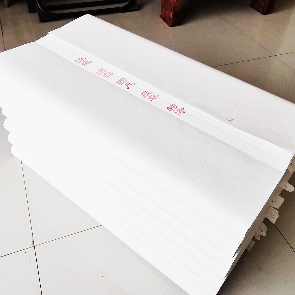 定风波诗经国画书法用品白色庄子心经四字墨汁軟筆宣纸山水画创作