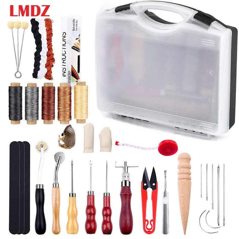 皮革工艺工作工具套件带蜡线皮革铆钉工具旋转用于刀皮革制作的木,户外/登山/野营/旅行用品,多功能组合工具,淘宝优惠券,粉丝福利购,淘宝优惠卷