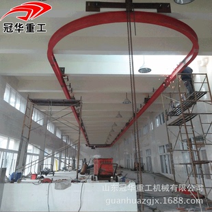 加工弧形弯道电动葫芦环形跑车弧形轨道弯道工字钢弓形滑触线