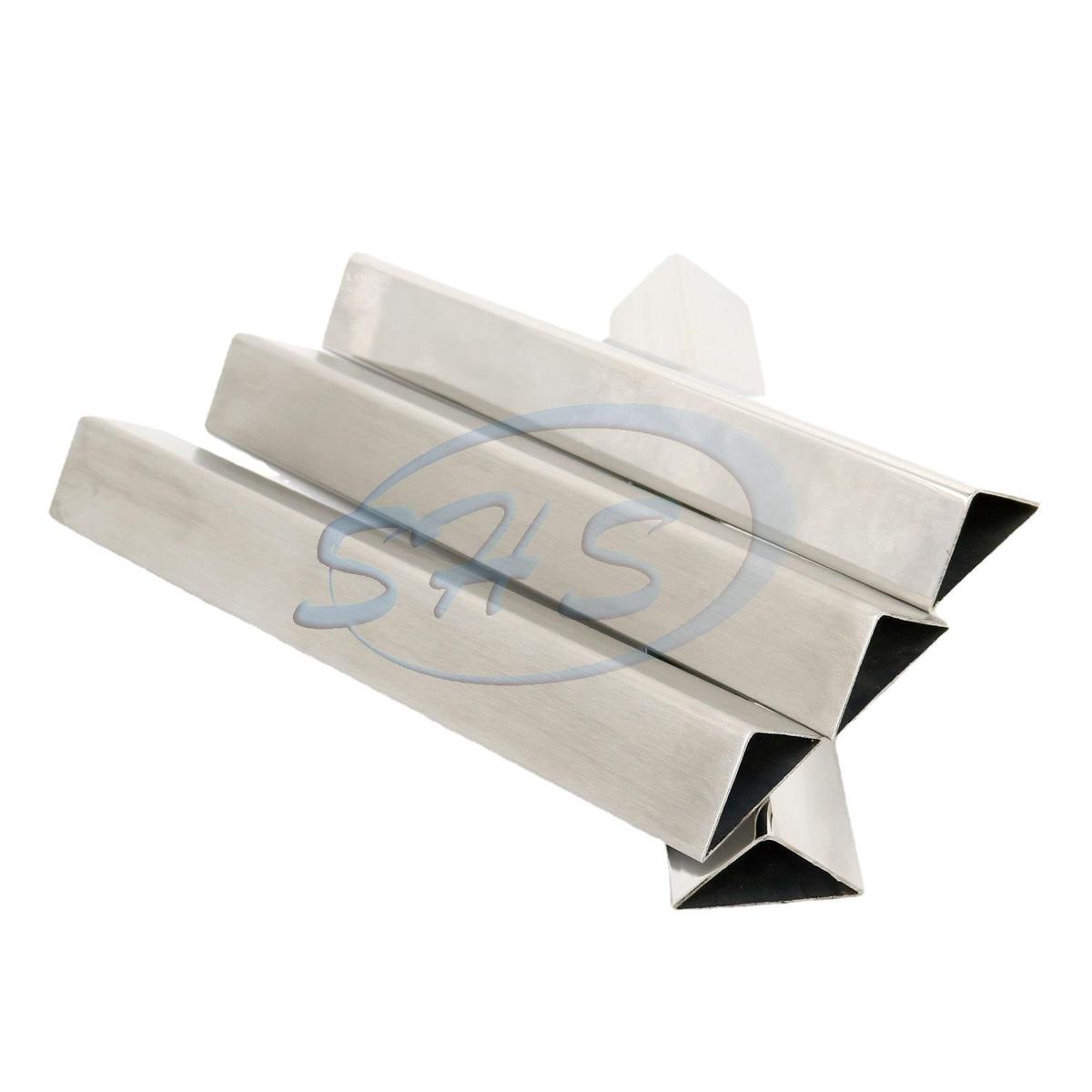 sus304材质不锈钢三角形长度 表面镜面 管可以零切 适用机械设备