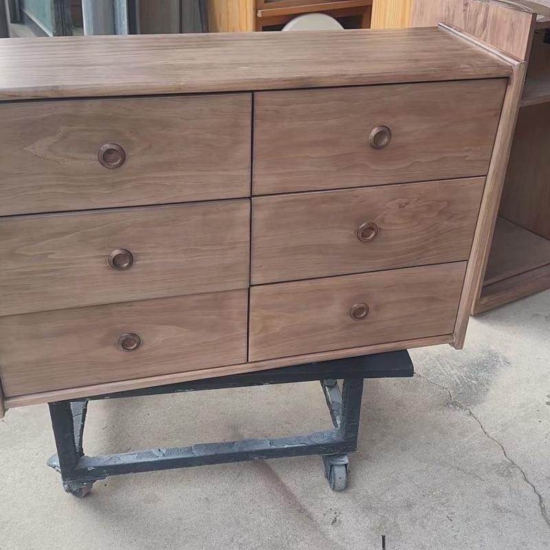 实木收纳柜餐边柜客厅九斗柜.复古五斗柜.卧室六斗柜收纳柜北欧