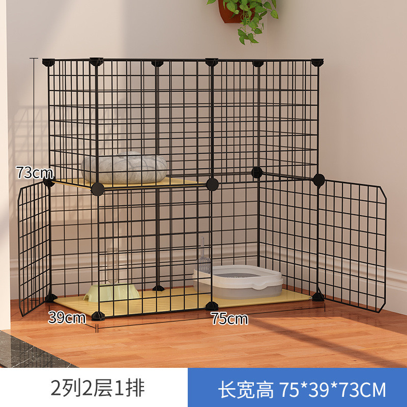 猫笼子室内别墅自由空间猫猫咪带厕所三层小型舍猫屋