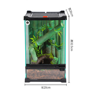 爬宠造景缸一体爬虫缸一物成景雨林爬宠缸爬宠景观缸沙漠爬缸