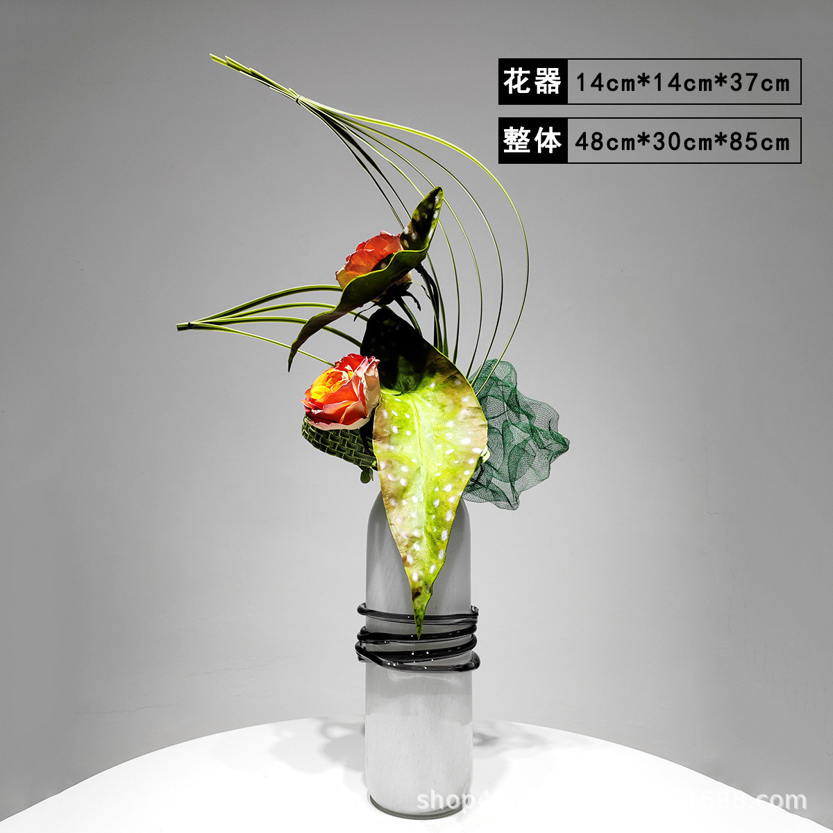 装饰摆件轻奢仿真花艺摆件客厅现代软装花艺绿植假花桌面餐桌高端