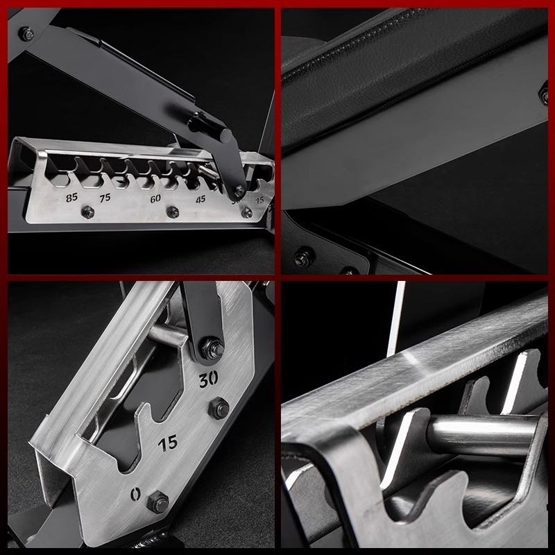 家商用哑铃凳仰卧起坐卷腹卧推卷厂家健身房多动能可调哑铃凳腹