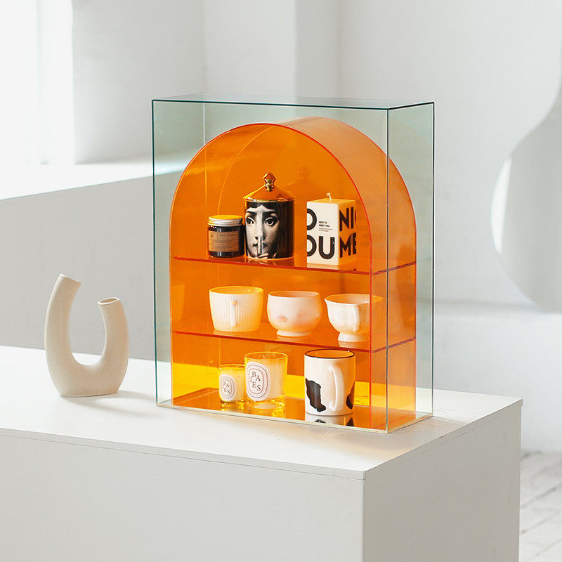 架子收纳架亚克力杯子高级桌面多层放水杯的置物架网红客收纳盒,收纳整理,桌面收纳盒,淘宝优惠券,粉丝福利购,淘宝优惠卷