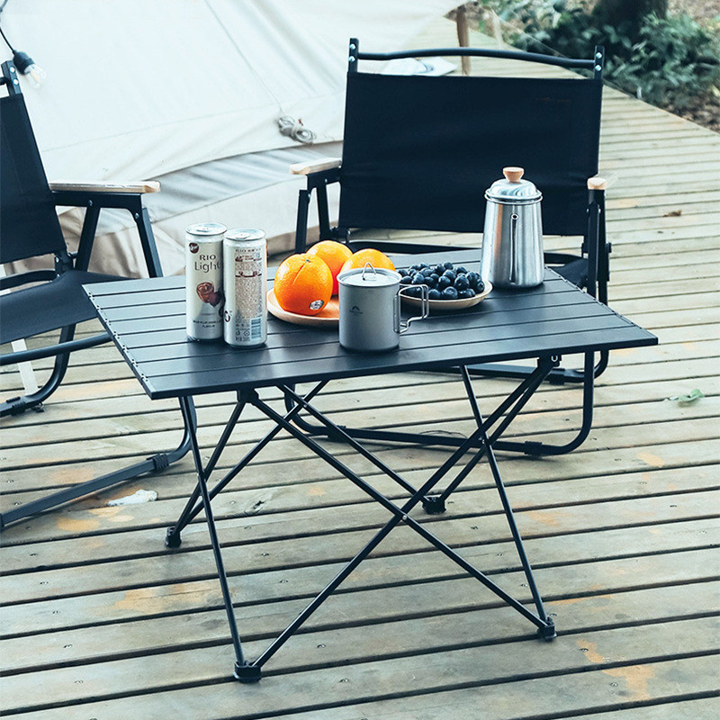 户外桌折叠铝合金便携式野餐露营烧烤桌子简易休闲铝板桌大中小号