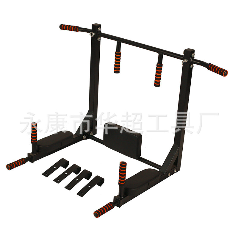 厂家直供墙上单杠家用室内墙体引体向上器多功能健身器材双杠批发