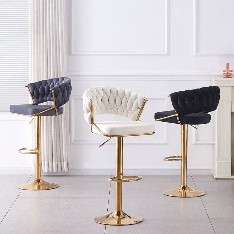 热销升降厂家酒吧椅家用高脚凳前台收银台椅子批发酒店倒台靠背椅