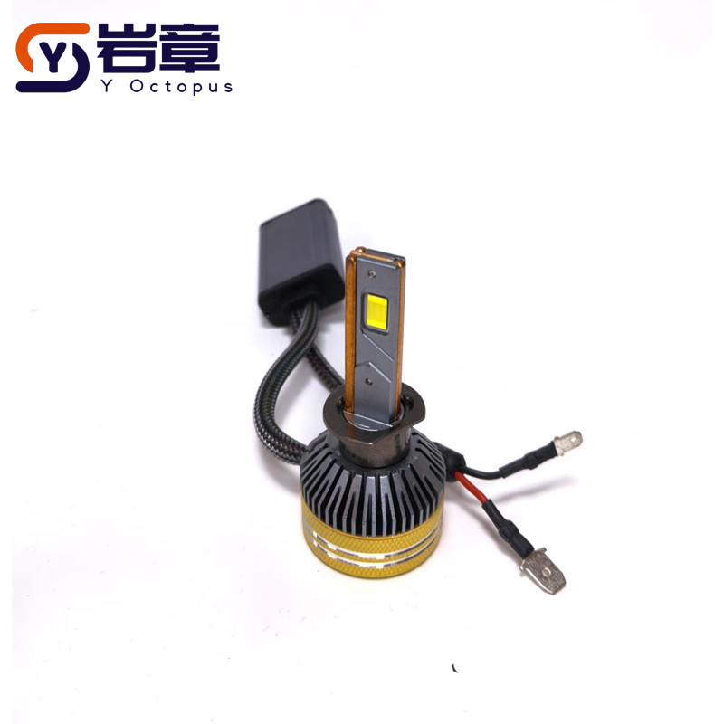 D200汽车LED大灯H11前照雾灯9005双铜管近光灯一体汽摩改装大灯