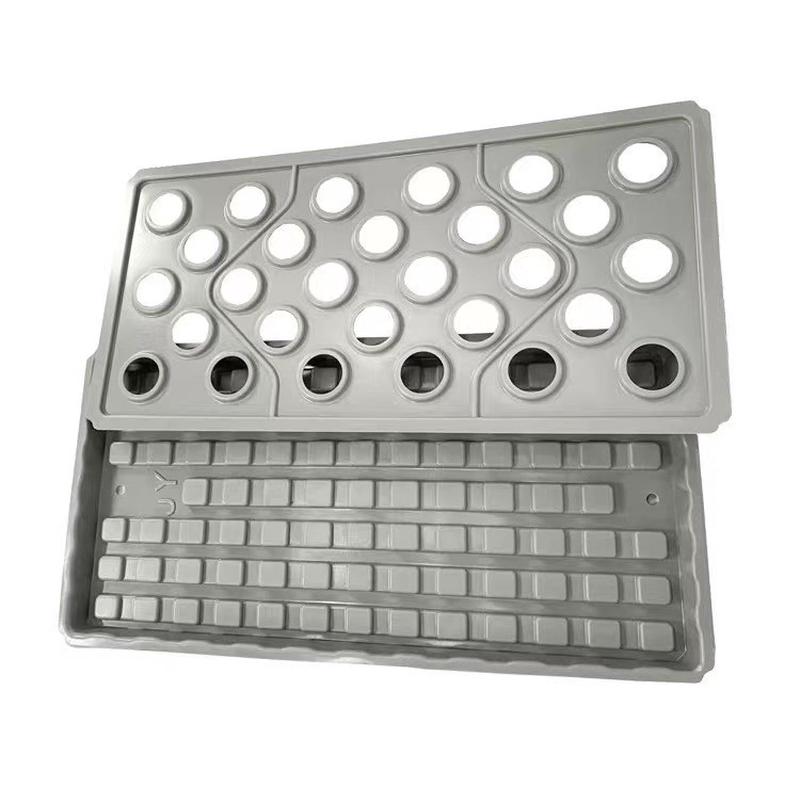 28孔水培种植无土栽培盆苗床室内育苗盆白色温室大棚大孔径育苗盆