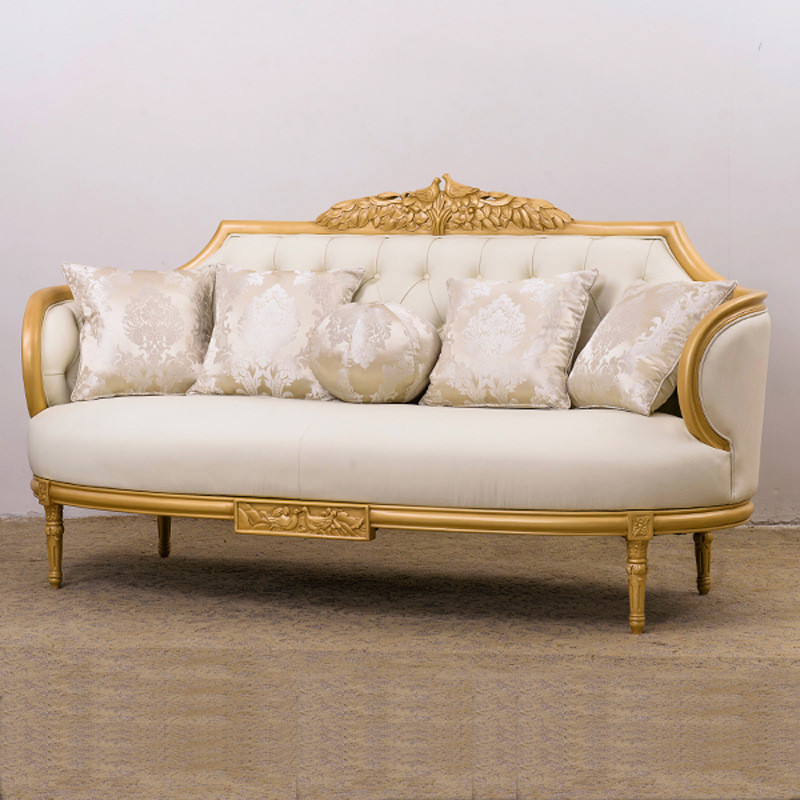 全实木沙发组合欧式沙发户型三人布艺沙发大小单双客厅家具可定制