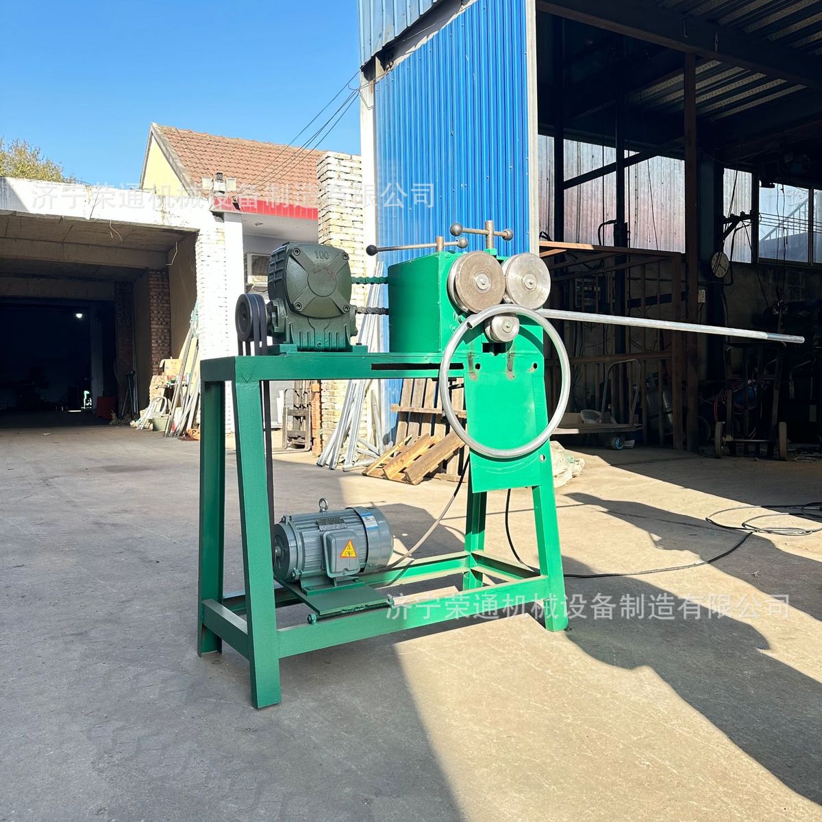 一次性圆机360度自动螺旋滚圆弯管机不锈钢圆管方管卷电动盘圆机