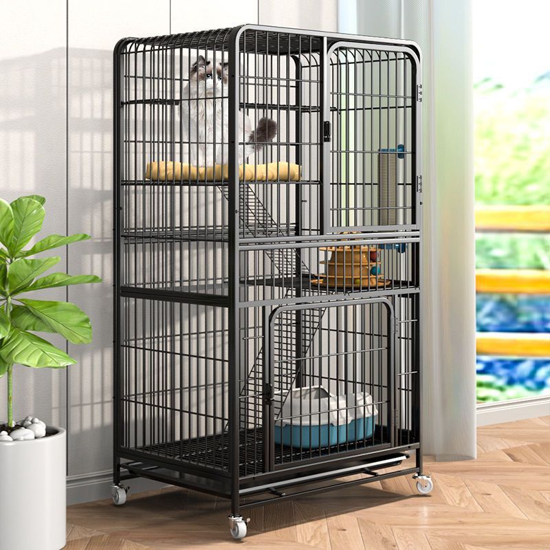 猫屋笼超大自由空间家用笼子室内别墅宠物猫带厕所猫咪两层舍批发