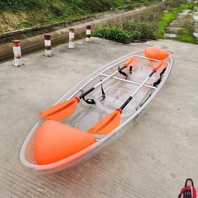 旅游观光皮划艇漂流船水晶独木舟透明船户外运动小船景区玻璃厂家