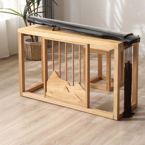 国学桌实木古琴桌凳共鸣桐木书法桌茶桌专业音乐古筝架子处理