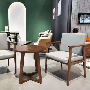 酒店客房休息椅子养老院图书馆阅览椅书房实木餐椅凳扶手中式接待