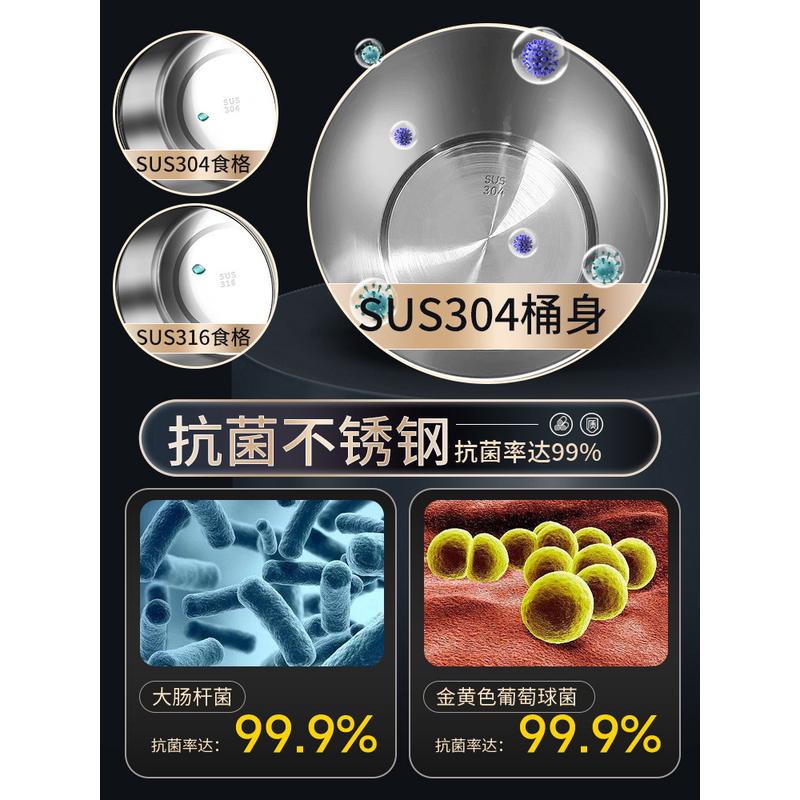 热销不锈钢保温饭盒便携24小时上班族冬天多层便当大容量超长保温