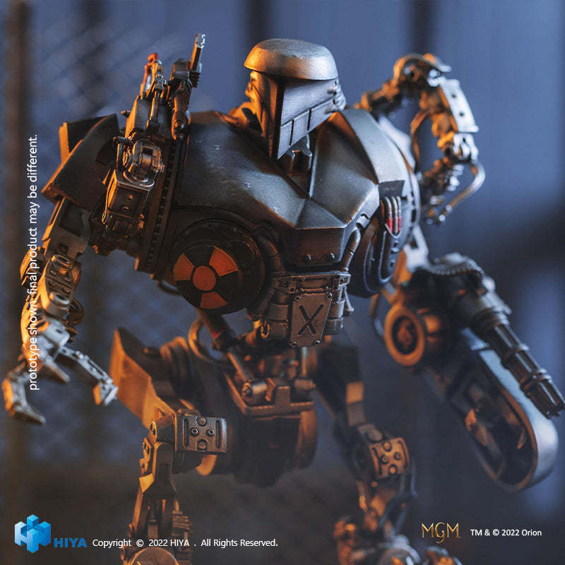 热销hiya海雅迷你系列1/18机械战警2战损机械卡恩14cm超可动模型