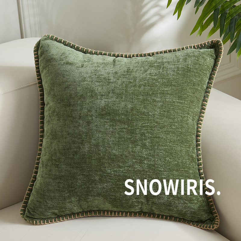 w1yp美式田园风抱枕客厅沙发靠豹子复古靠垫床头腰枕飘窗轻奢装饰