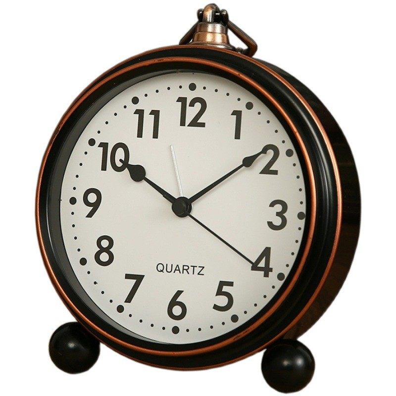 bb4c批发复古小台钟闹钟表床头风格静音老式轻奢美式闹铃家用,家居饰品,台钟/闹钟,淘宝优惠券,粉丝福利购,淘宝优惠卷