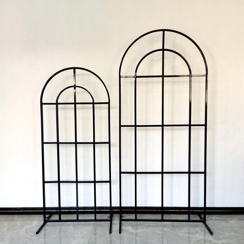 婚庆屏风拱形背景花田喜事铁艺婚礼迎宾区布置花架门橱窗装饰摆件