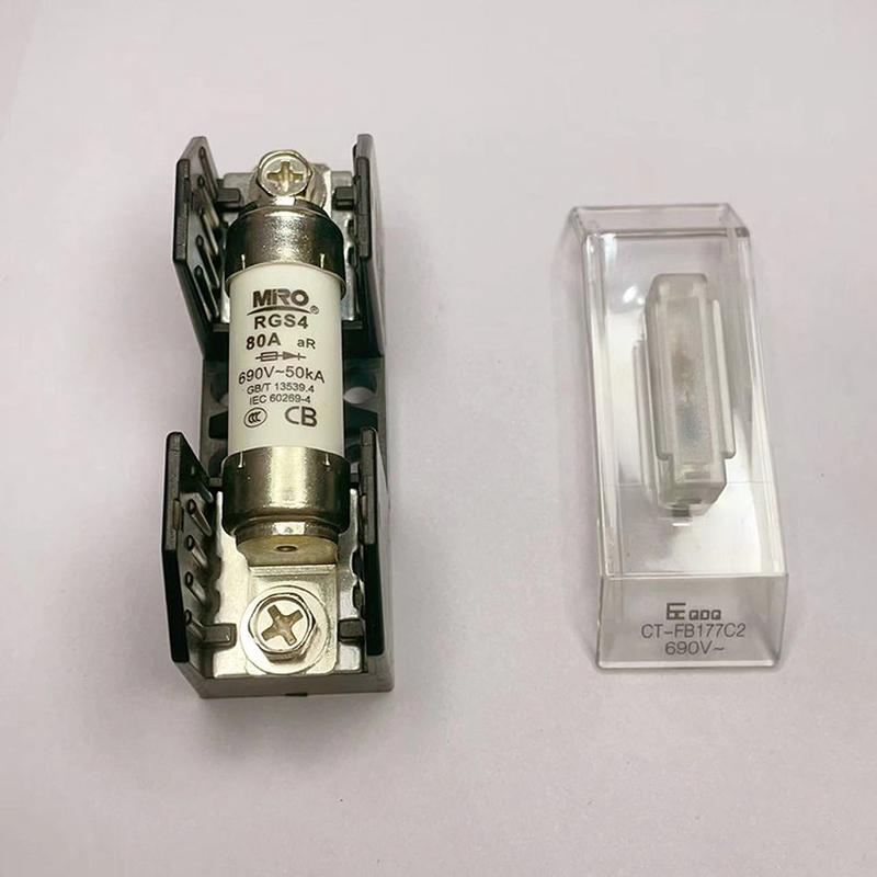 熔断器底座保险丝保险管 RGS4底座CT-FB177  500V/690V指示灯盖子