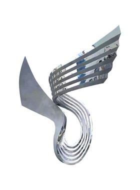 不锈钢雕塑学校园林城市广场铁艺镜面大型摆件景观不锈钢异形雕塑