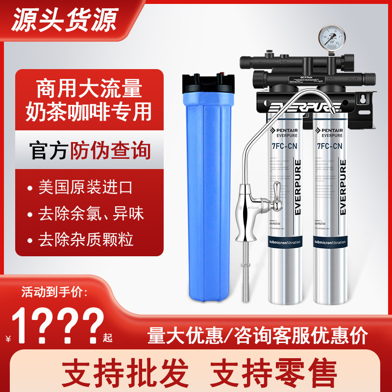 爱惠浦7FC双联净水器款 TWIN 商用大流量净水器 奶茶咖啡专用