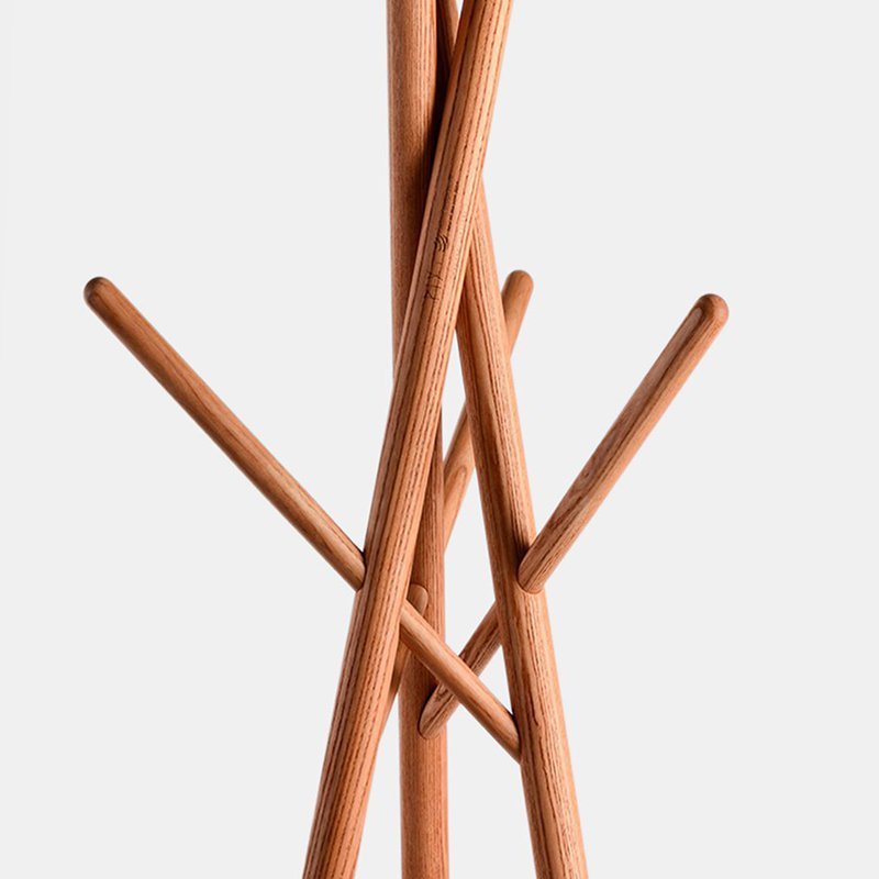 实木落地衣帽架架子可移动挂衣立式卧室客厅家用办公室房间床新款