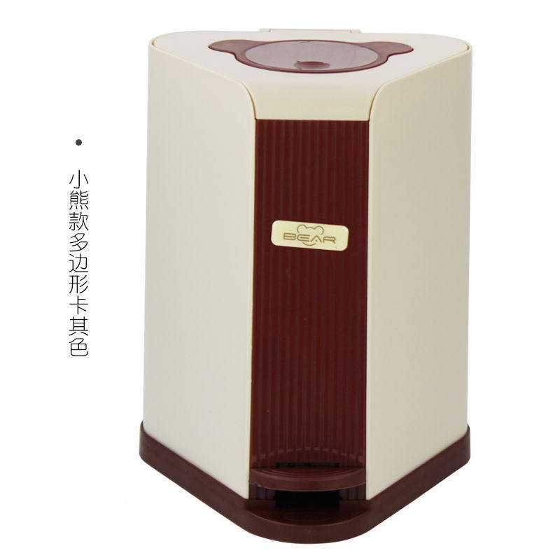 健安静音降缓垃圾桶家用脚踏式塑料带盖创意卫生间厨房脚踩筒大号