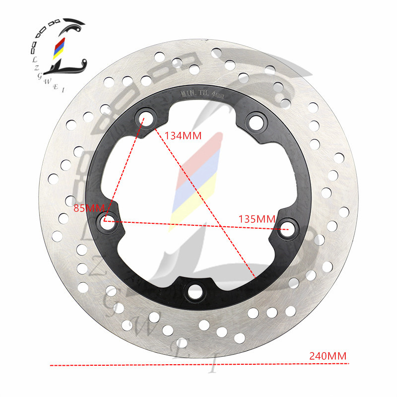 适用于GW250GSR600/750GSF650GladiusGSF1250后刹车碟盘