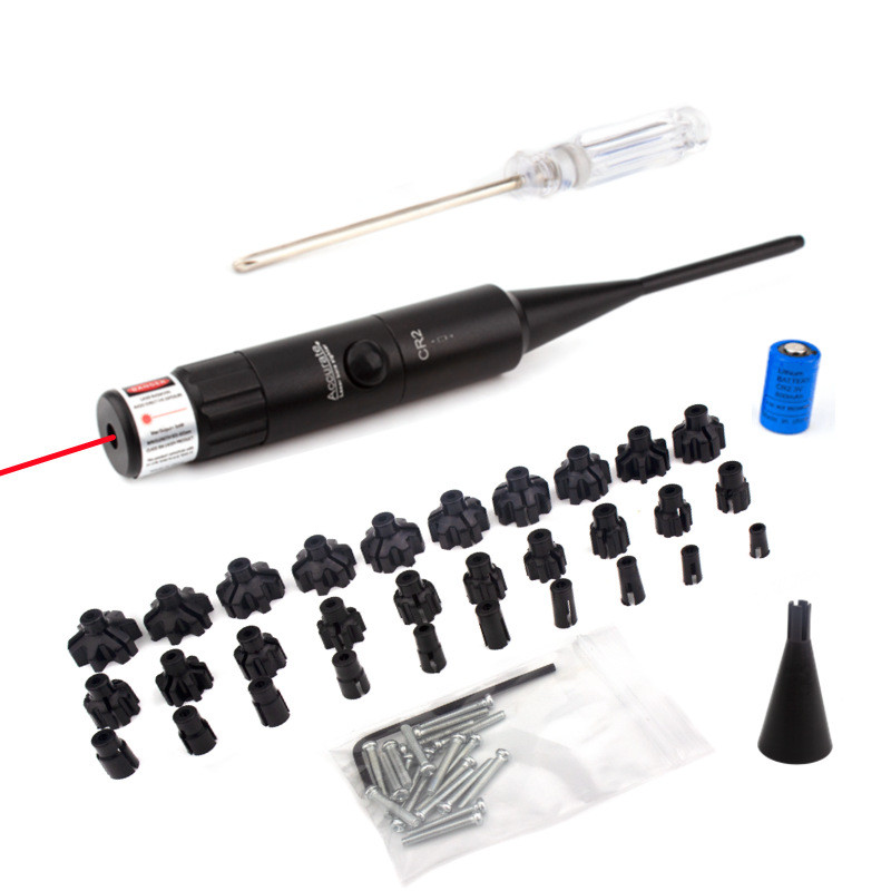 校纸盒装30个适配器户外激光校准归零器校瞄器校准器金属瞄仪