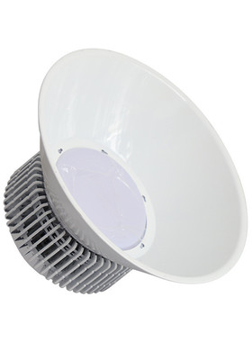 鳍片led工矿灯厂房灯超亮200w白色仓库车间工厂工业照明灯天棚灯