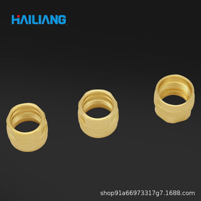 海亮管件管件通讯螺帽黄铜连接制冷配件工程批发