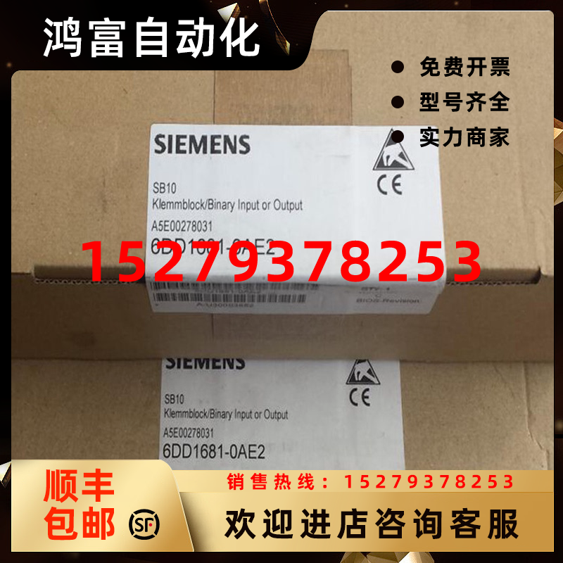 议价全新原装正品6DD1681-0AE2SB10西门子端子模块6DD1681-0AE2