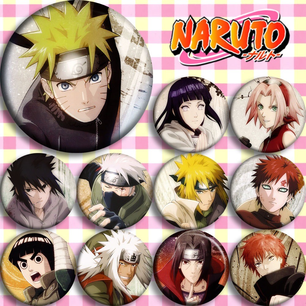 火影忍者 动漫徽章胸章谷子 naruto二次元周边礼物海报鸣人蝎挂件