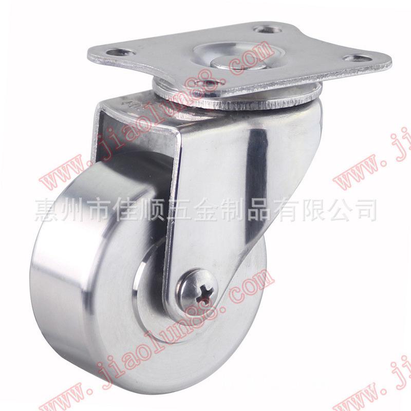 sus304全不锈钢脚轮活动|2寸轻型全不锈钢脚轮厂家|不锈顺佳钢轮