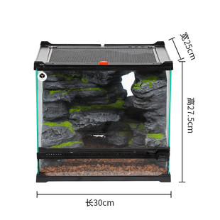 爬宠造景缸一体爬虫缸一物成景雨林爬宠缸爬宠缸景观沙漠爬缸