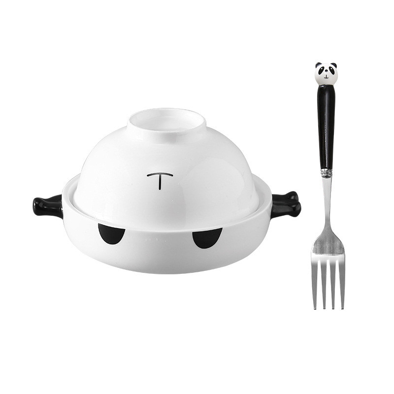 1p2r碗家用2021新款专用可爱单个高颜值陶瓷一人食一套精致吃饭碗