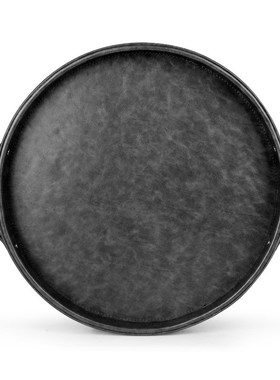 样板间装饰家居软装pu皮革水果托盘ins拍照道具摆件装修