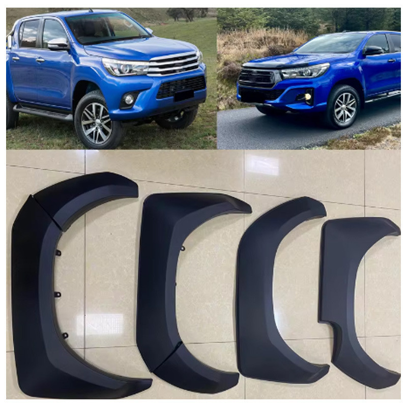 适用丰田海拉克斯HILUXREVO皮卡改装GR宽体轮眉2015+