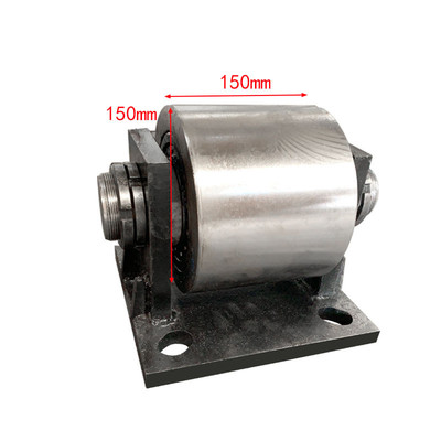 实心平轮重型机械平轮滑轮实心钢轮定向轮车轮垃圾车托轮拖轮