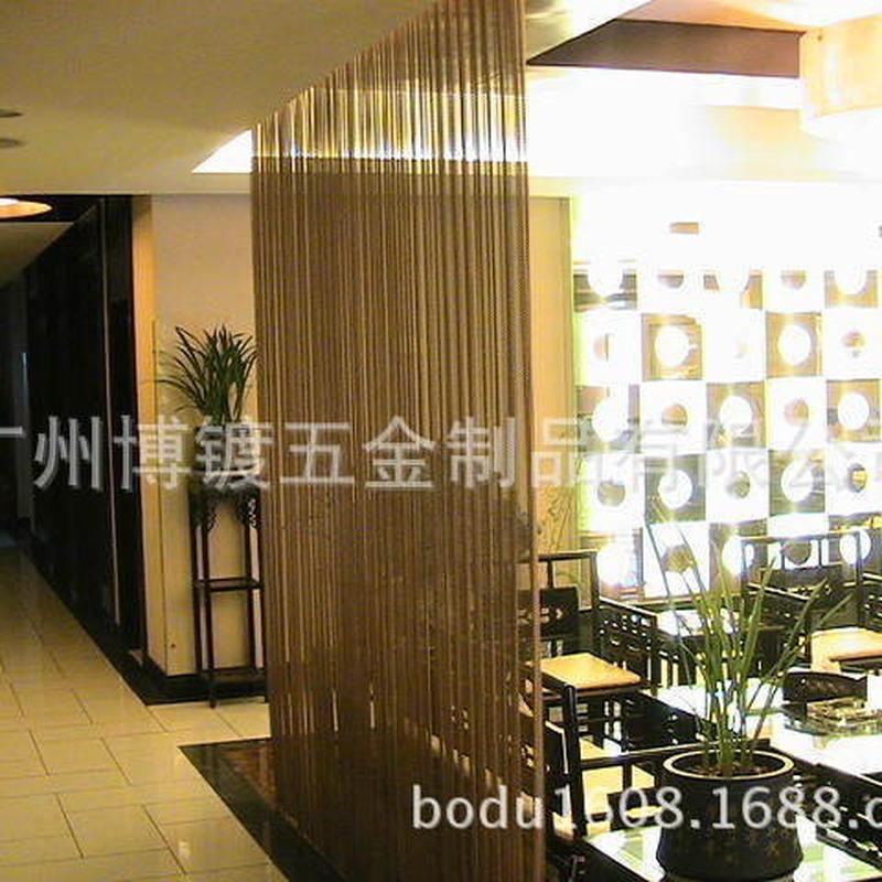 热销电镀金属网片铝网片窗帘铝珠网拼接金属铝窗帘布