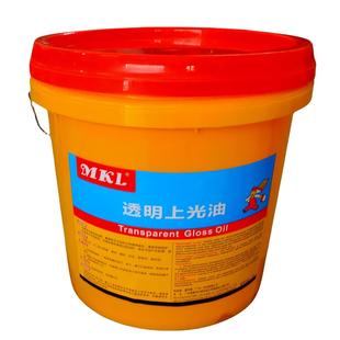 4x4kg 透明厂家艺术品工艺品防水丙烯颜料保护油画上光油箱肌理膏