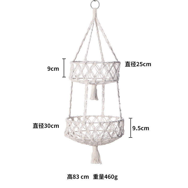 水果网兜悬挂花盆编编织创意棉麻绳吊兜园艺绿植花盆植物手,鲜花速递/花卉仿真/绿植园艺,花盆,淘宝优惠券,粉丝福利购,淘宝优惠卷