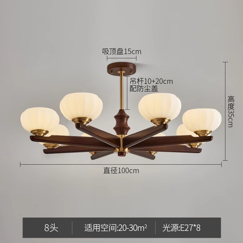 灯客厅灯主复古法式吊灯卧室餐厅灯低层高中古风书房美式吸顶灯具