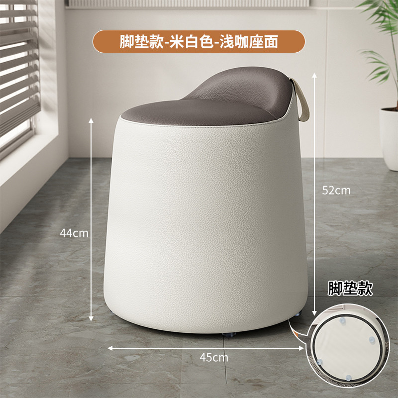 现代轻奢电脑椅旋转化妆凳女生卧室梳妆凳简约梳妆台凳子家用圆凳