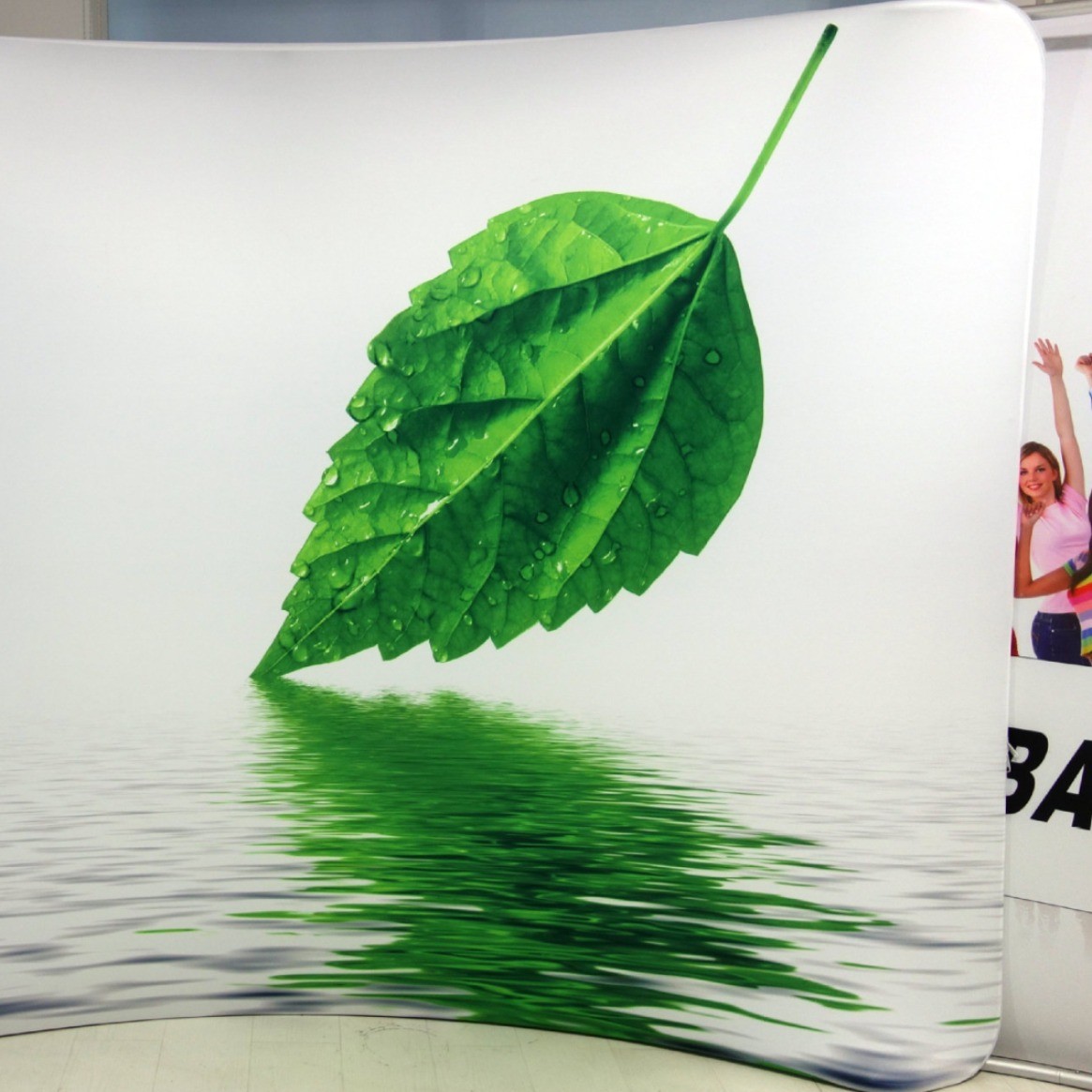 热销快展秀背景画年会签到处婚庆背景板展会签名墙拉网式快幕展示